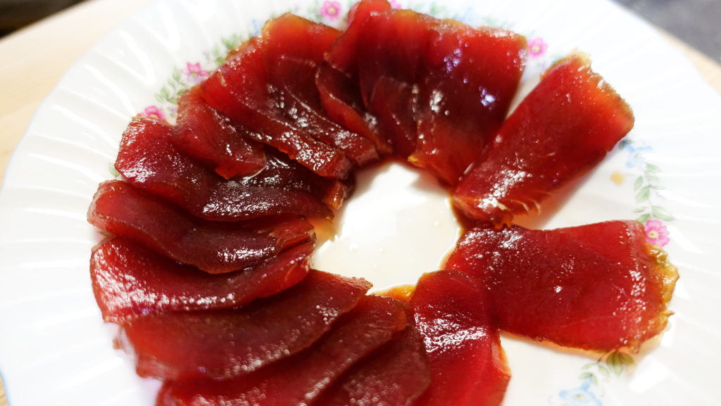 バチマグロの赤身の漬け